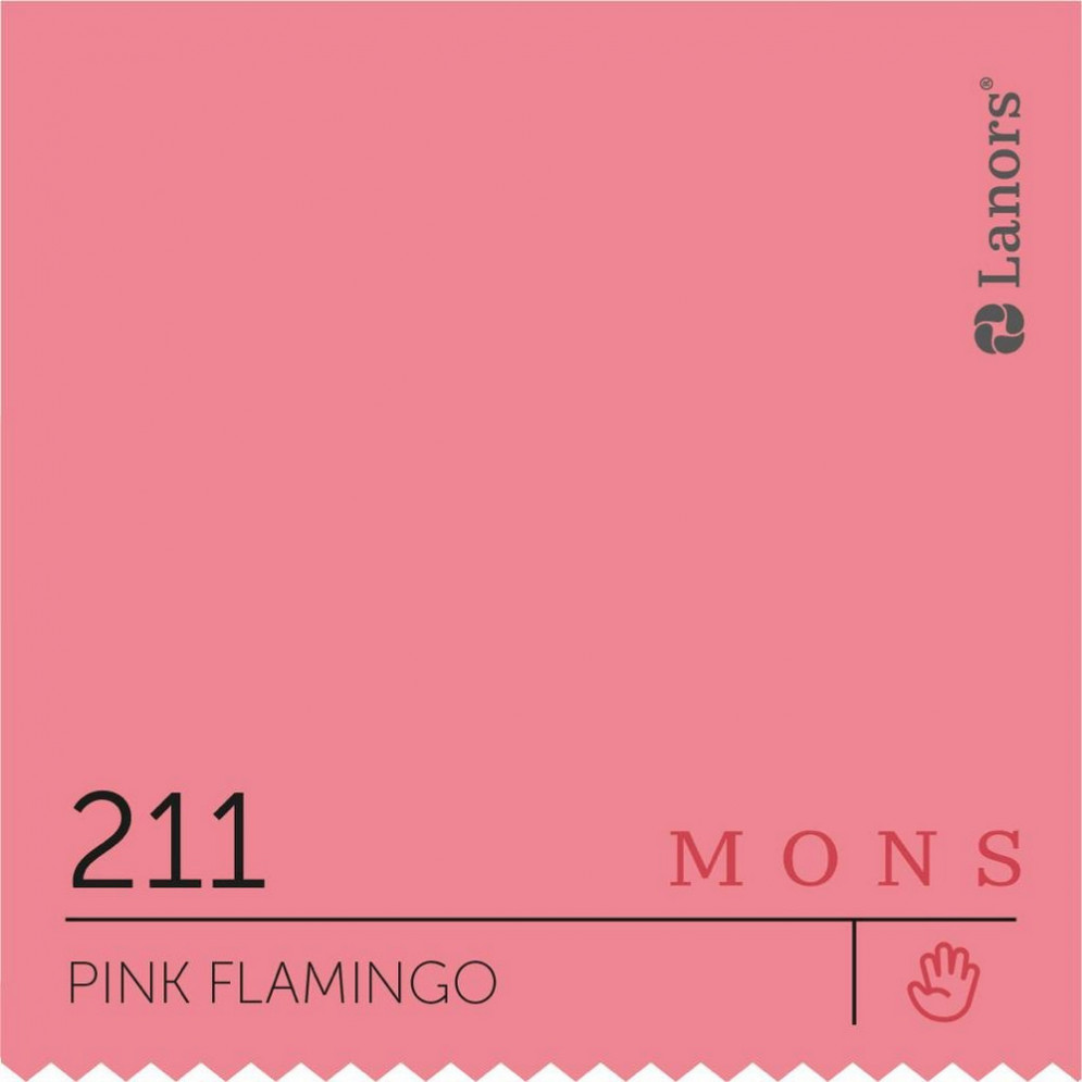 Краска Lanors Mons «Pink Flamingo» (Розовый фламинго), 211